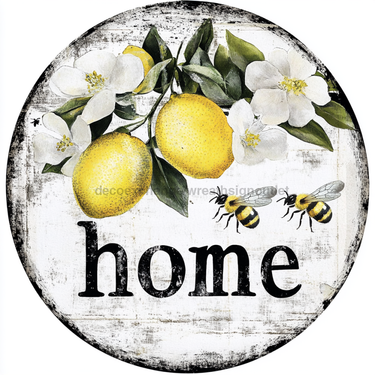 Lemon Sign, Home Sign, DCO-13021, Sign For Wreath, 10